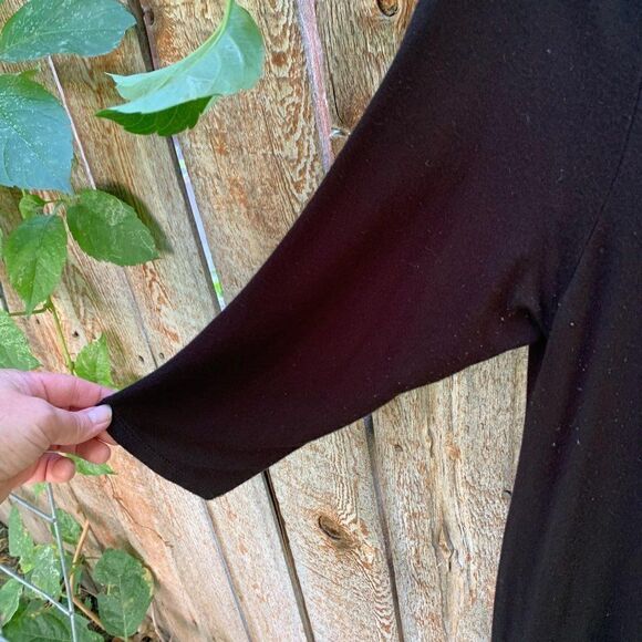 Caralase blouse asymmetrical bottom long sleeve m - Picture 5 of 7